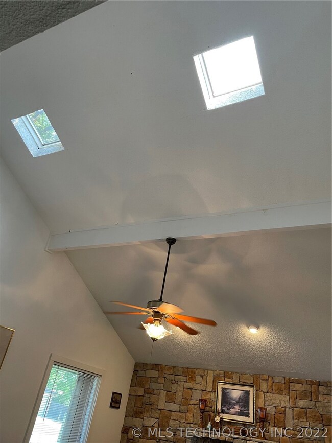 Vaulted ceiling -living