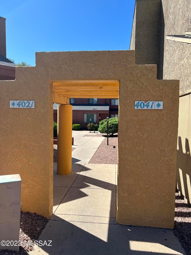 Entrance from Parking