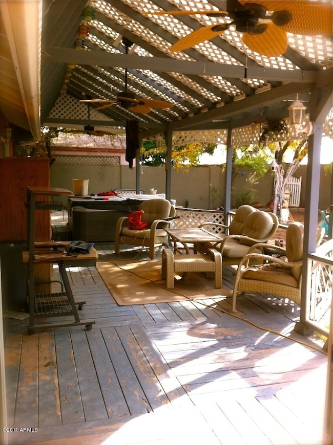 Rear Patio