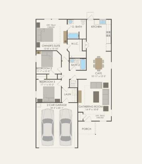 Pulte Homes, Becket floor plan