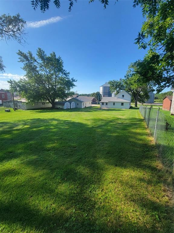 Spacious Backyard view looking south