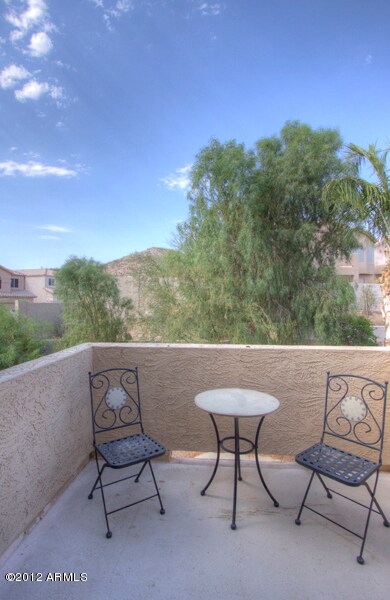Balcony off of Master