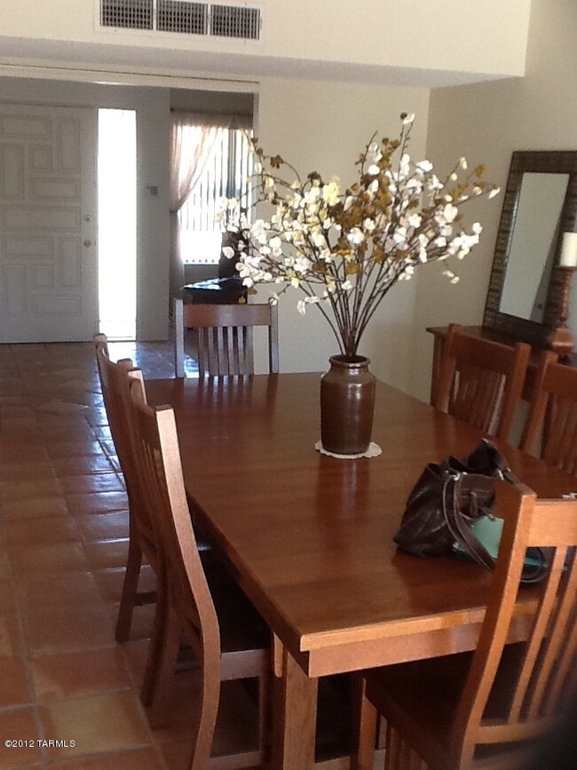 Looking back to front door