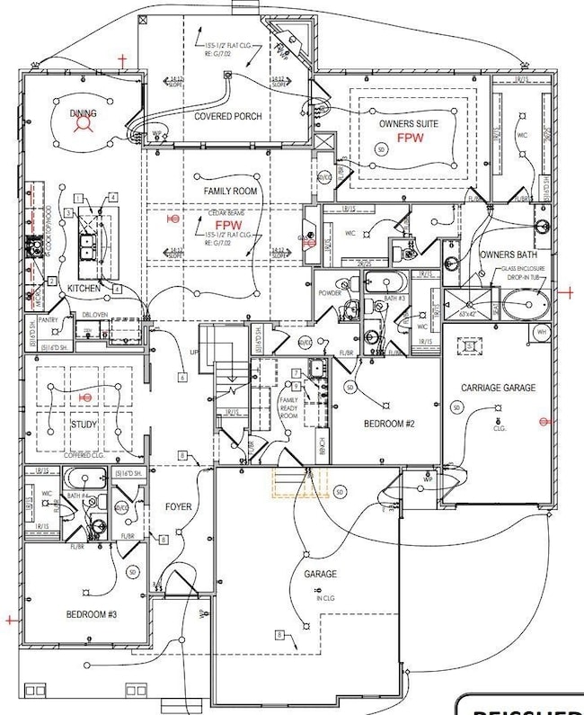 Home under construction now! Blueprint main level!
