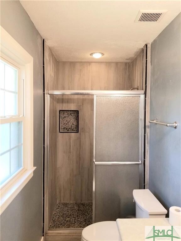 Updated walk in shower