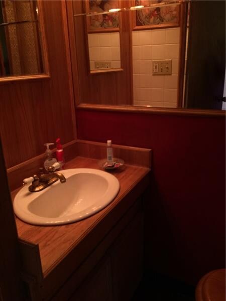 Half bath on main floor