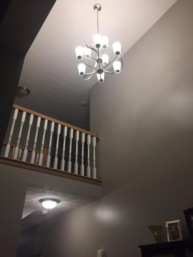 Ruby red 2story foyer