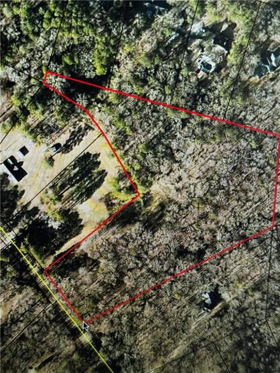 Map of property location with property parcel outlined