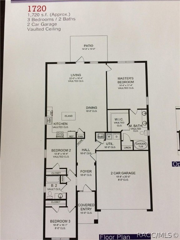 1720 Floor plan
