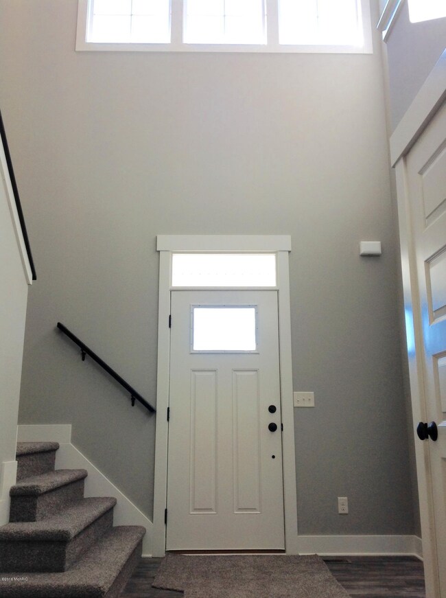Two story foyer