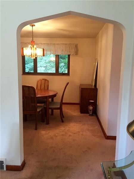 Entertain family and guests in your large dining r