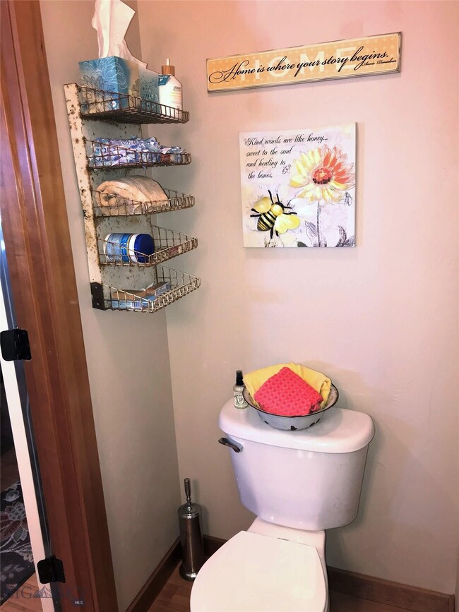 Half bath on lower level
