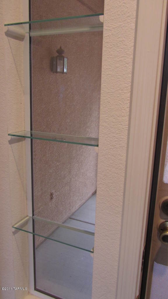 The side window by the front entrance