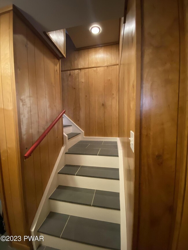 stairs to second level