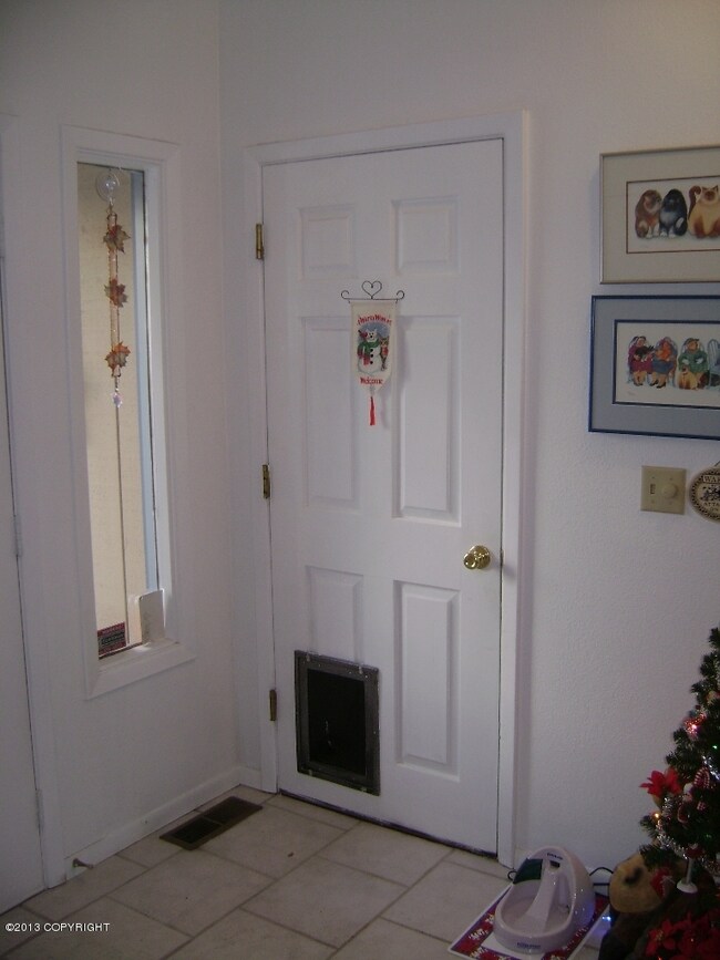 Front Entry to Garage