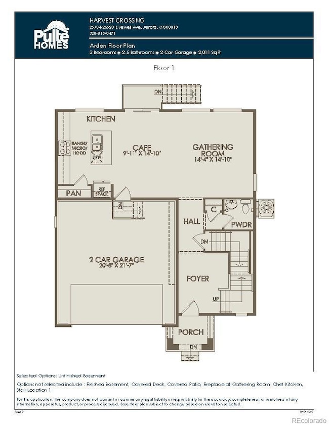 Main Level Floorplan