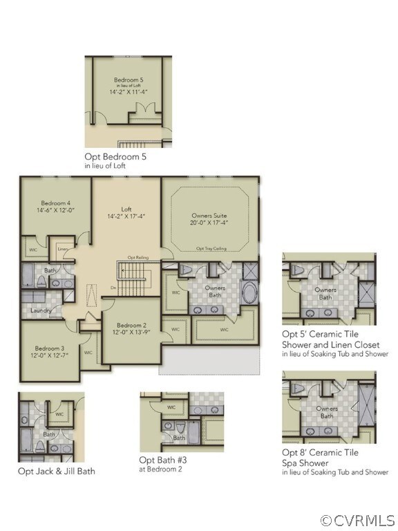 SECOND FLOOR - This home includes a 3rd bath at Be