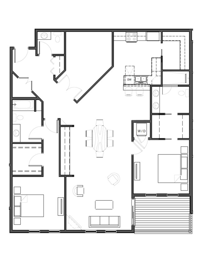 Unit #202 Floorplan