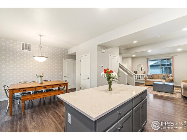 Open Floor Plan Showing Eat-in Dining, Living Room and Kitchen.  Pantry as well!