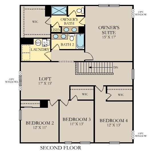 Photo is of a similar home or model.