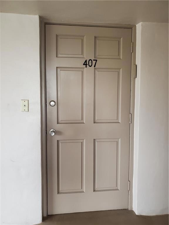 FRONT DOOR OF UNIT