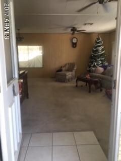 Living room from front door