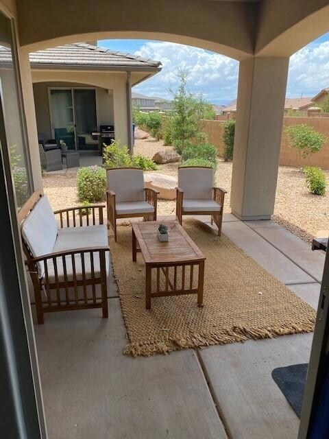 Back patio