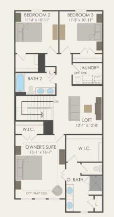 Pulte Homes, Waller floor plan