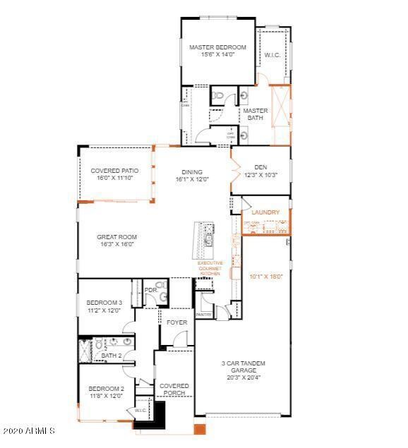 RAV 116 Plan 1B Floor Plan