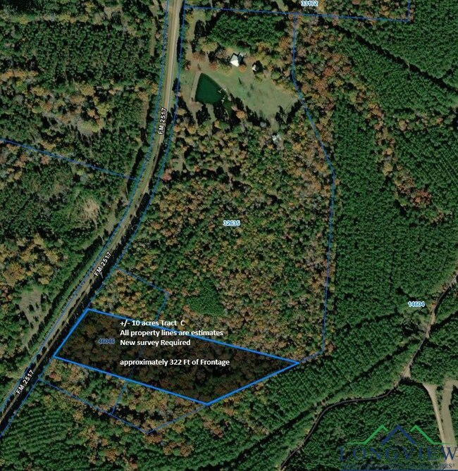 Map / location featuring property parcel outlined