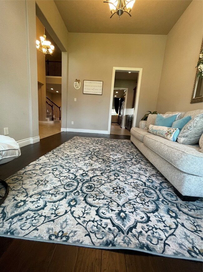 view looking into the home