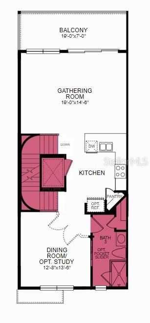 Main floor: Structural options added at 2519 Coral
