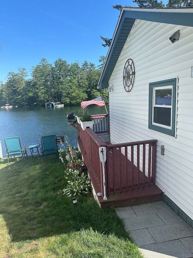 Left side of cottage