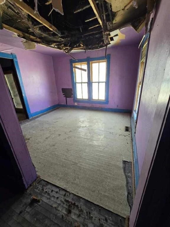Fire Damage - front bedroom