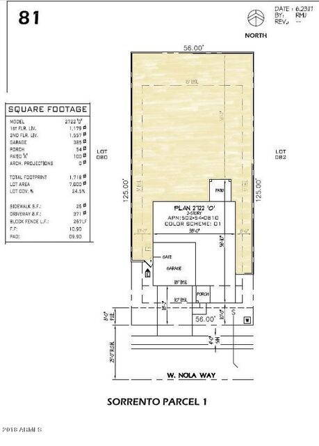 SOR - Lot 81 Plot Plan