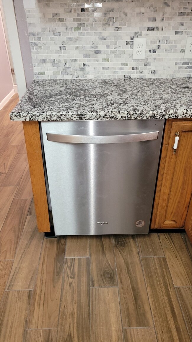 All new stainless appliances.
