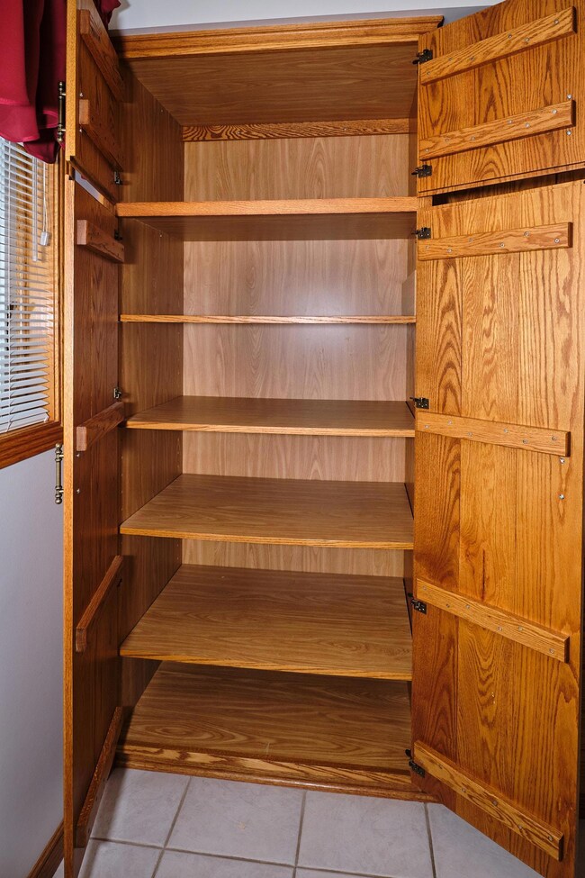 Ample storage in kitchen