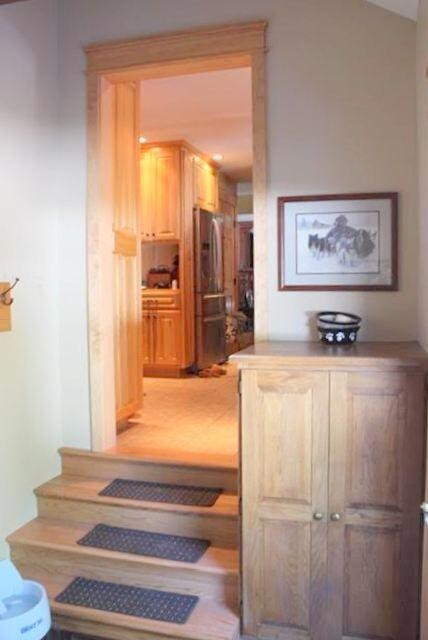 Mudroom to kitchen
