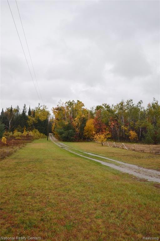 View of Driveway leading up to the house