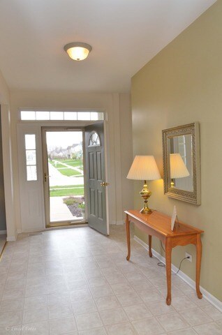 Transom and side-lite windows provide lots of natu