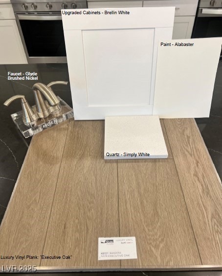 Selected finishes.