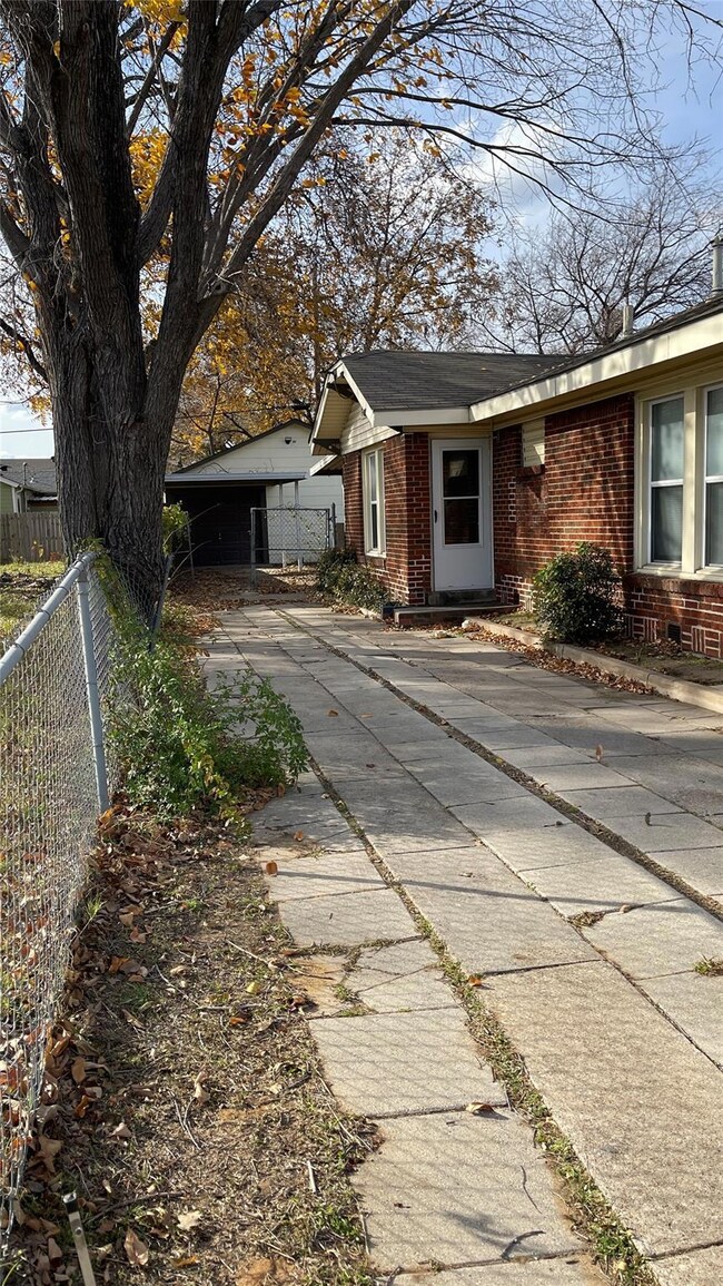side view of the house