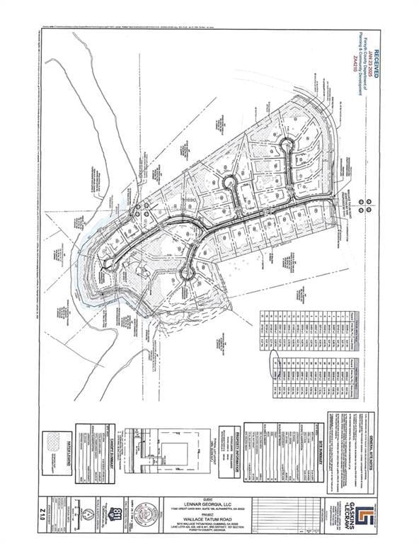 CONCEPT PLAN FOR 37 LOTS