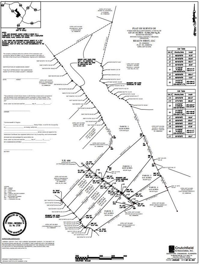 Plat of Survey 127.33 Acres
