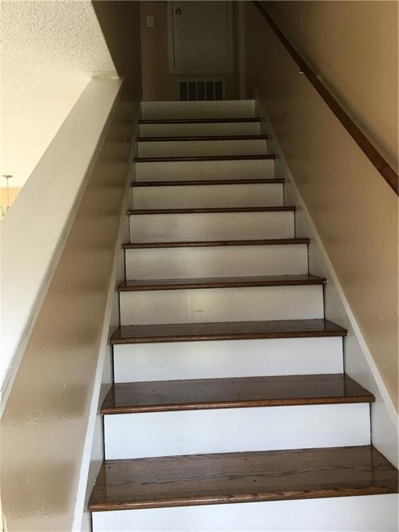 Stairs going to second level