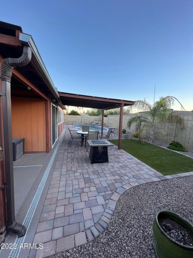 Additional Pavers added in back