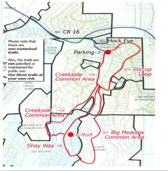 Nordic Ski Trail map