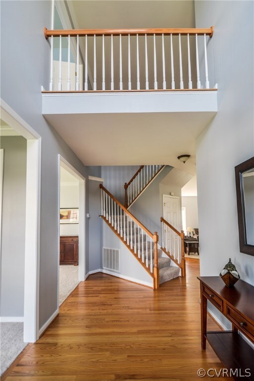 Hardwoods in Foyer