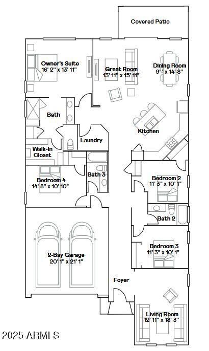 Sage Horizon 4022 Floorplan