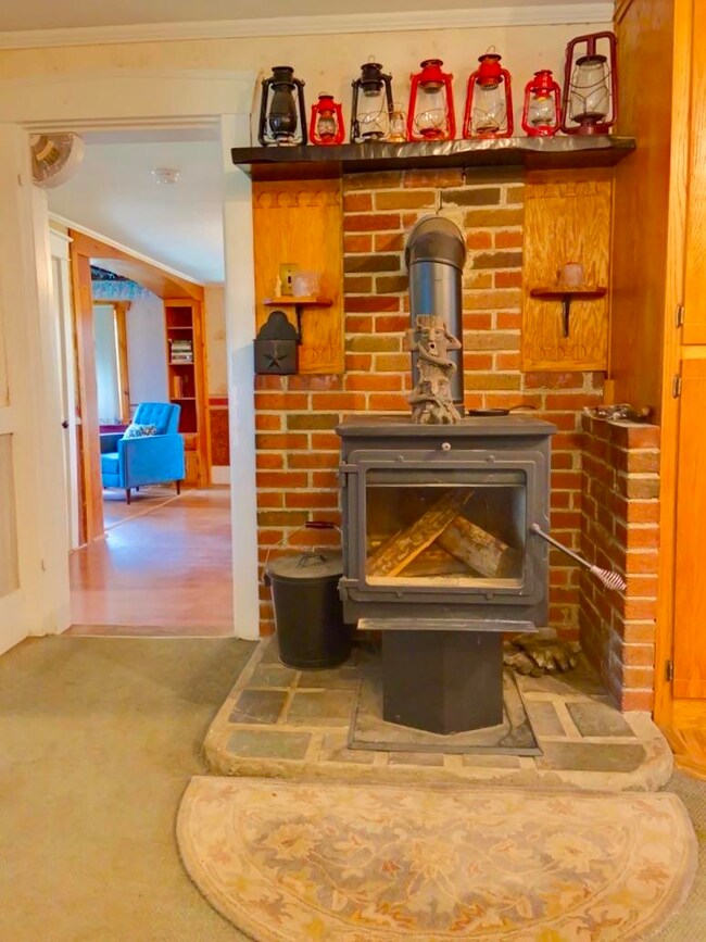 wood burning stove